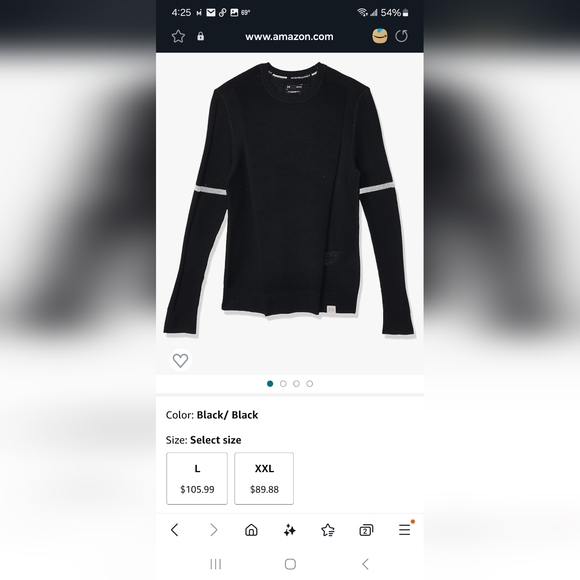 Under Armour Women's UA INTELLIKNIT Phantom Sweater Black 1344424 Size Medium - Picture 7 of 7